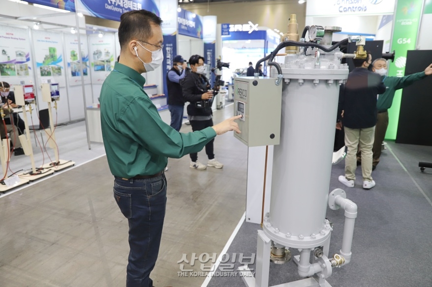 [한국산업대전] 순간식 급탕 가열기, 온수 즉시 공급…폐열도 활용