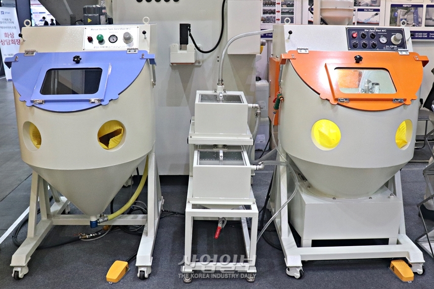 [한국산업대전] 습식 샌딩 블라스트 머신의 해외 판로 개척에 나서다