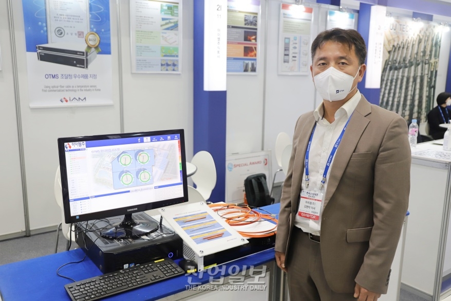 [한국산업대전] 아이엠(주), 광섬유 기반 온도 측정 시스템 소개