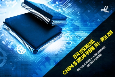 [카드뉴스] 한국 반도체산업, Chip4 중 법인세 부담률 1위…美의 2배