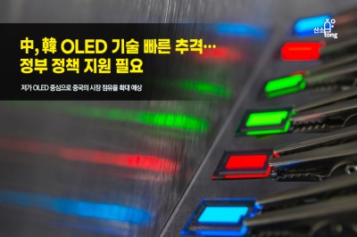 [카드뉴스] 中, 韓 OLED 기술 빠른 추격…정부 정책 지원 필요