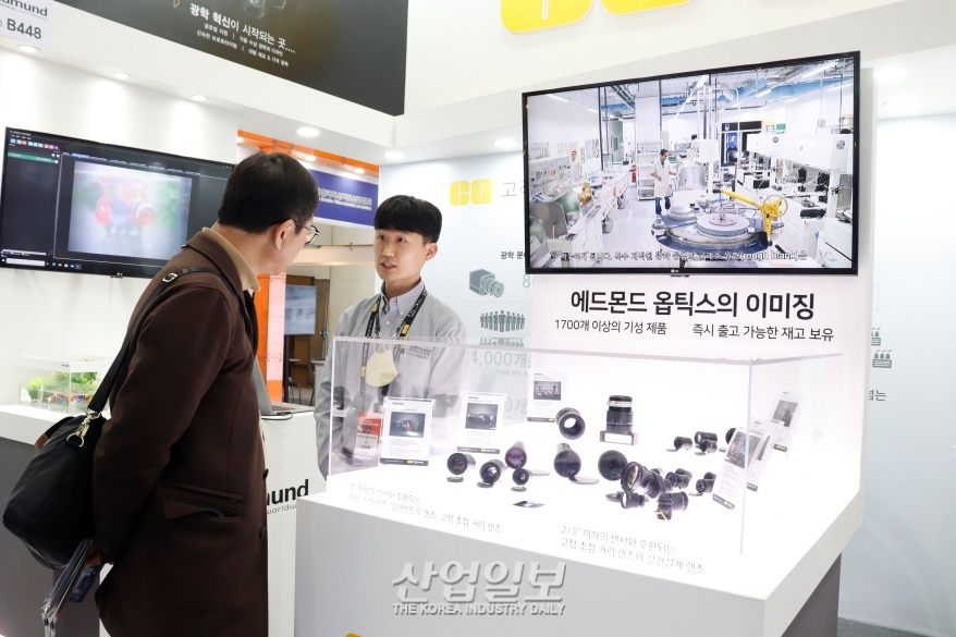 [스마트팩토리·오토메이션월드] 이차전지 등 산업 고도화 대응한 고성능 렌즈 선보여