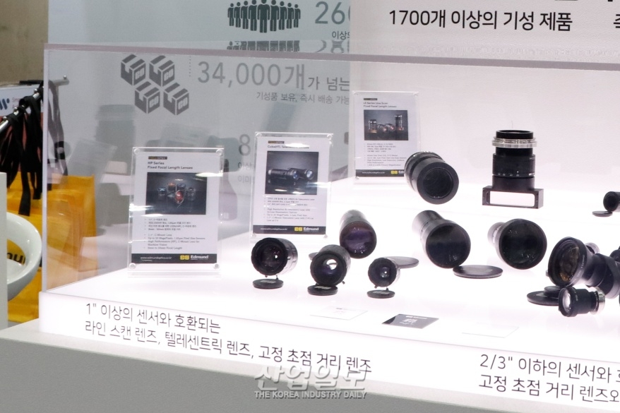 [스마트팩토리·오토메이션월드] 이차전지 등 산업 고도화 대응한 고성능 렌즈 선보여