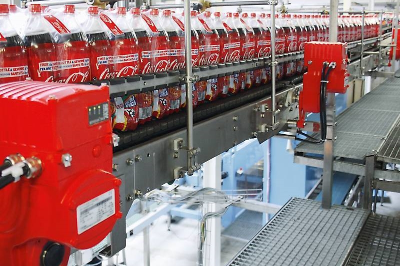 SEW 유로드라이브(SEW EURODRIVE), 40개 메카트로닉 제품 코카콜라 공장에 설치