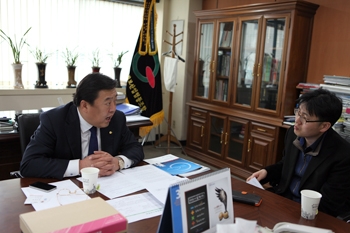 남원호 서울인쇄센터 이사장, KBS와 인터뷰