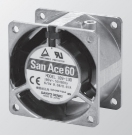 산요덴키 San Ace 60 AC 팬모터 109-130 쿨링팬