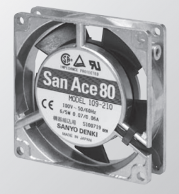 산요덴키 San Ace 80 AC 팬모터 109-210 쿨링팬