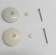 Aluminum Dampa Exterior Ceiling Tile Circular Cap.