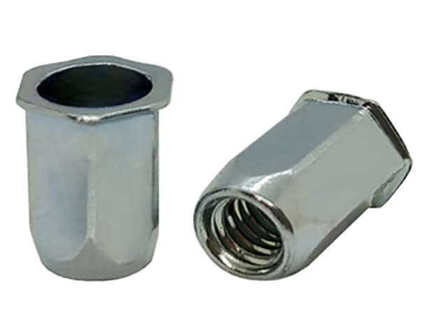 Pop Nut (Rivet Nut) Hex Head, Full Hex M4–M10 STEEL Iron (Zinc alloy ...