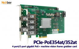 Gigabit 802.3at PoE+ 머신 비전 서버 등급의 프레임 그래버 카드1 이미지